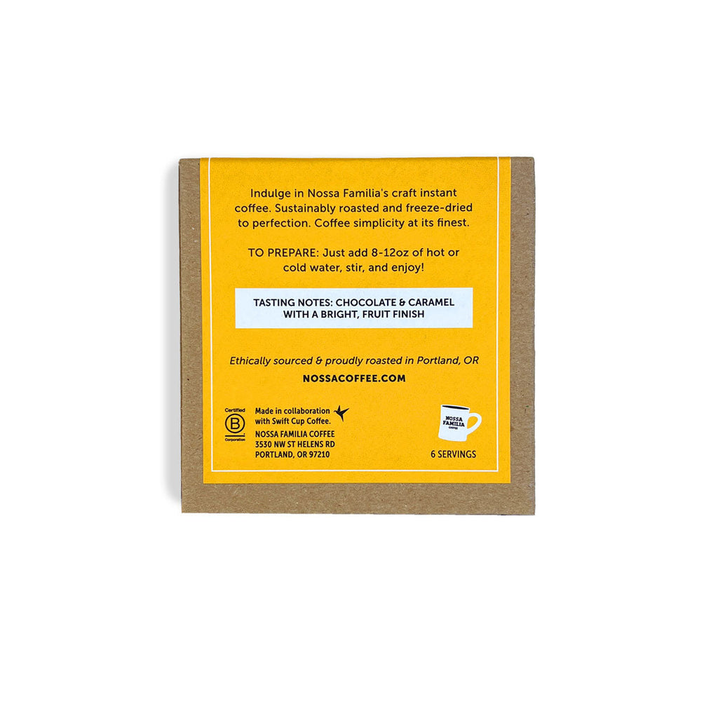Instant Coffee 6 Pack – Medium Roast
