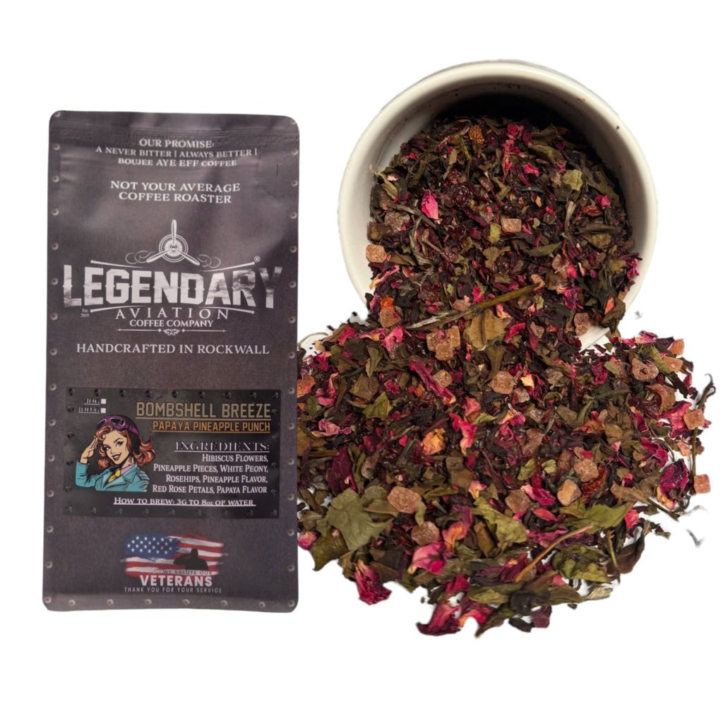 Bombshell Breeze | Papaya Pineapple Punch Loose Leaf Tea — Tropical and Refreshing