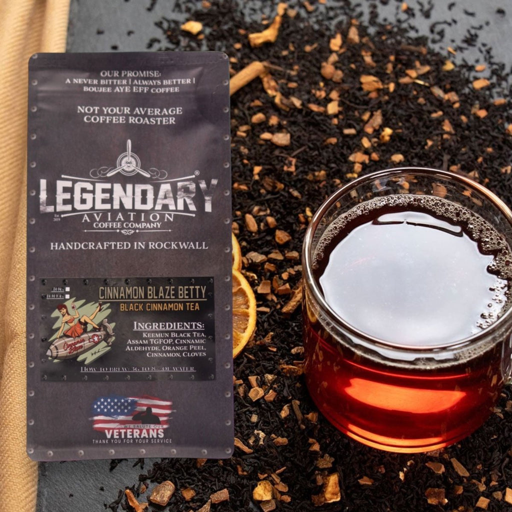 Cinnamon Blaze Betty | Black Cinnamon Loose Leaf Tea — Spicy and Bold