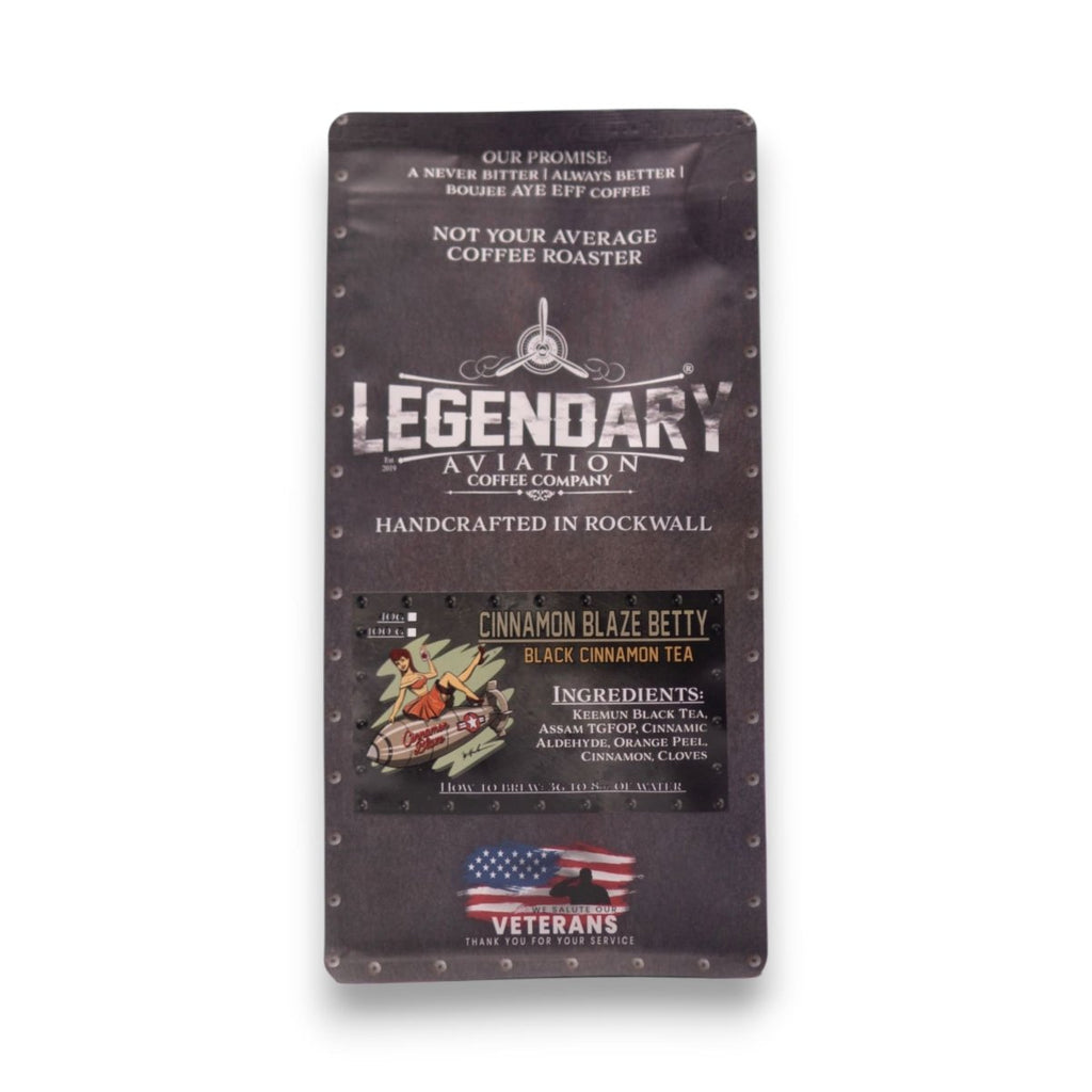 Cinnamon Blaze Betty | Black Cinnamon Loose Leaf Tea — Spicy and Bold