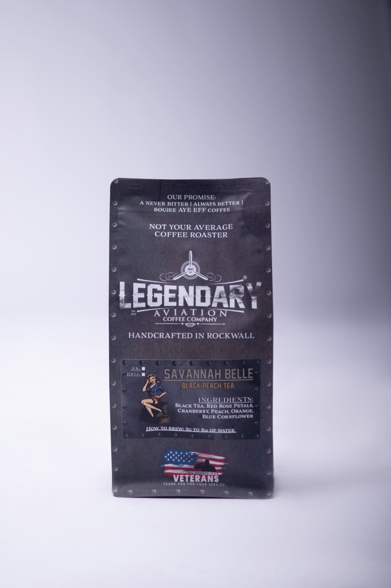 Savannah Belle | Black Peach Loose Leaf Tea — Bright and Juicy