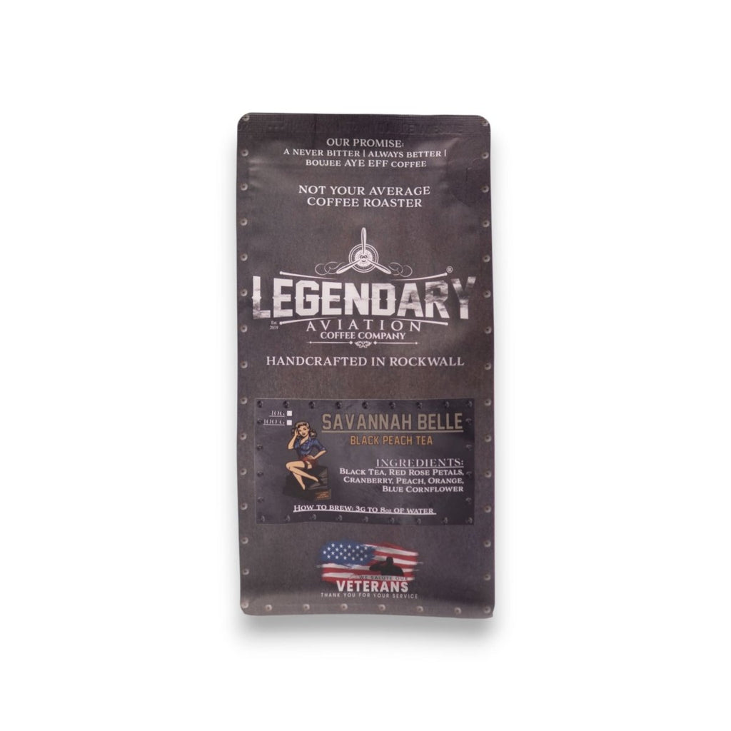 Savannah Belle | Black Peach Loose Leaf Tea — Bright and Juicy