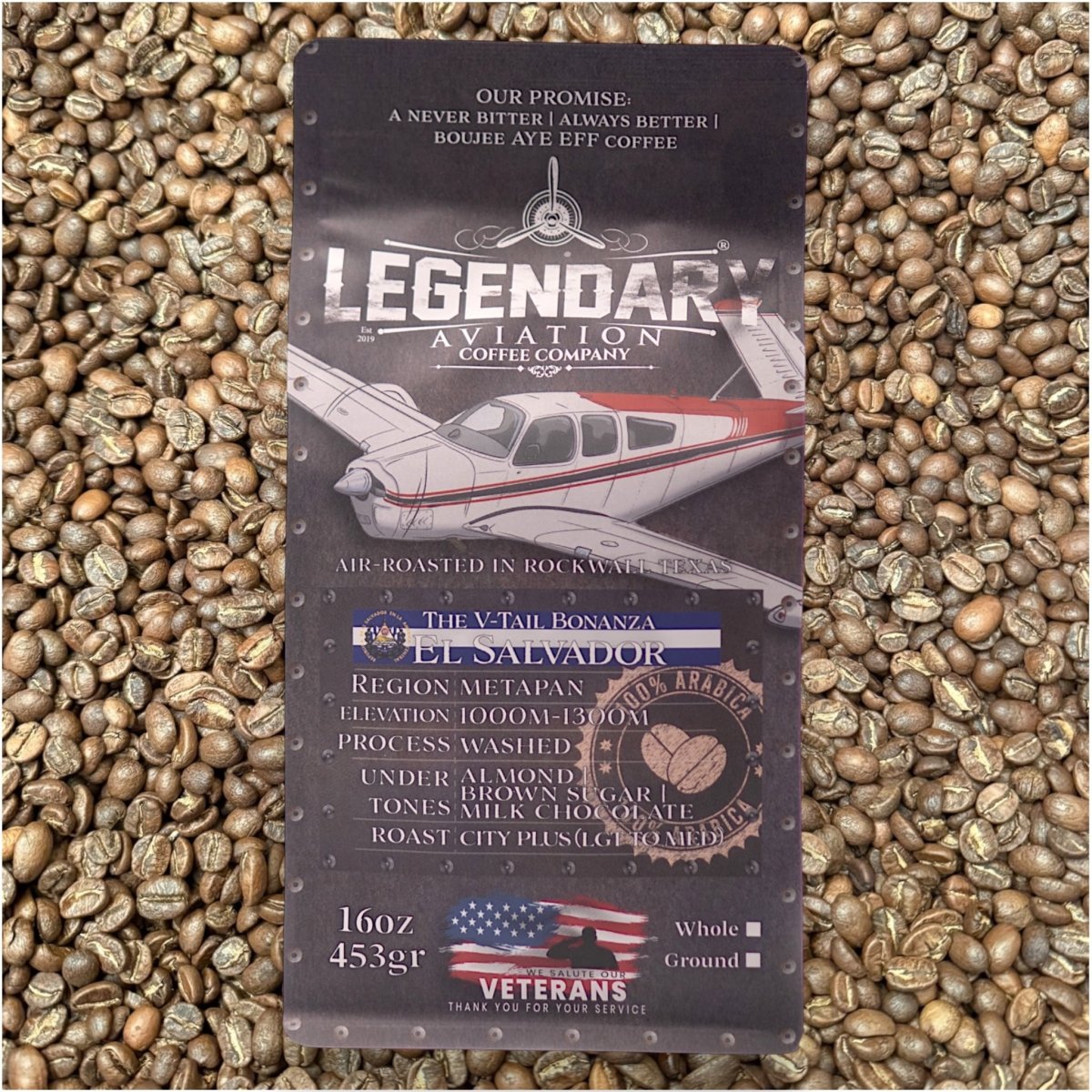 V-Tail Bonanza | El Salvador Specialty Coffee — Smooth and Balanced